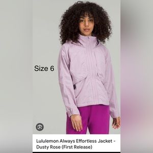 Lululemon Brand New With Tag on Always effortless/Define/Pack it up/Rain Chaser